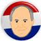 Rush Limbaugh badge caricature art pundit