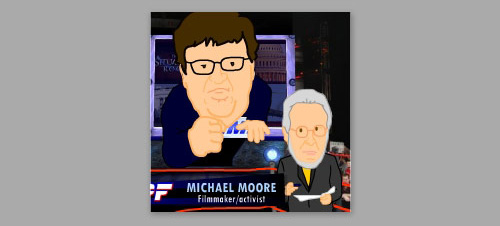 Wolf Blitzer Michael Moore