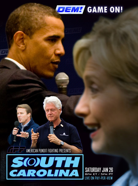 south carolina hillary bill clinton obama edwards democrats